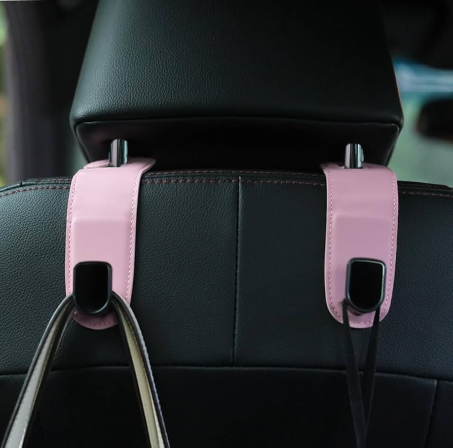 Qirc Auto Haken Leder Aufbewahrung Organizer Mit 2 Taschen 