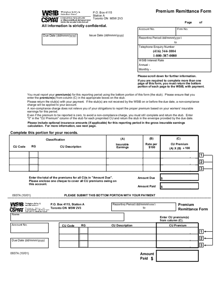 Remittance Form Fill Out amp Sign Online DocHub