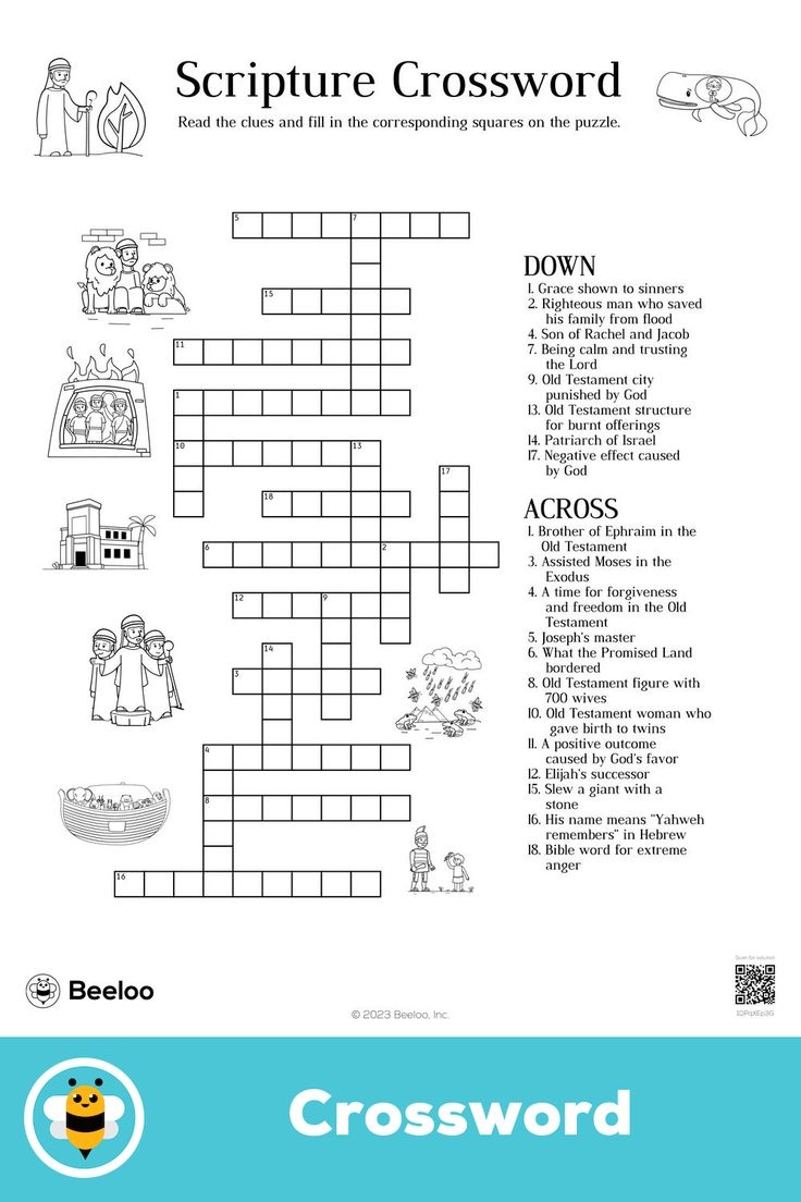Bible Crossword Puzzle Free Printable