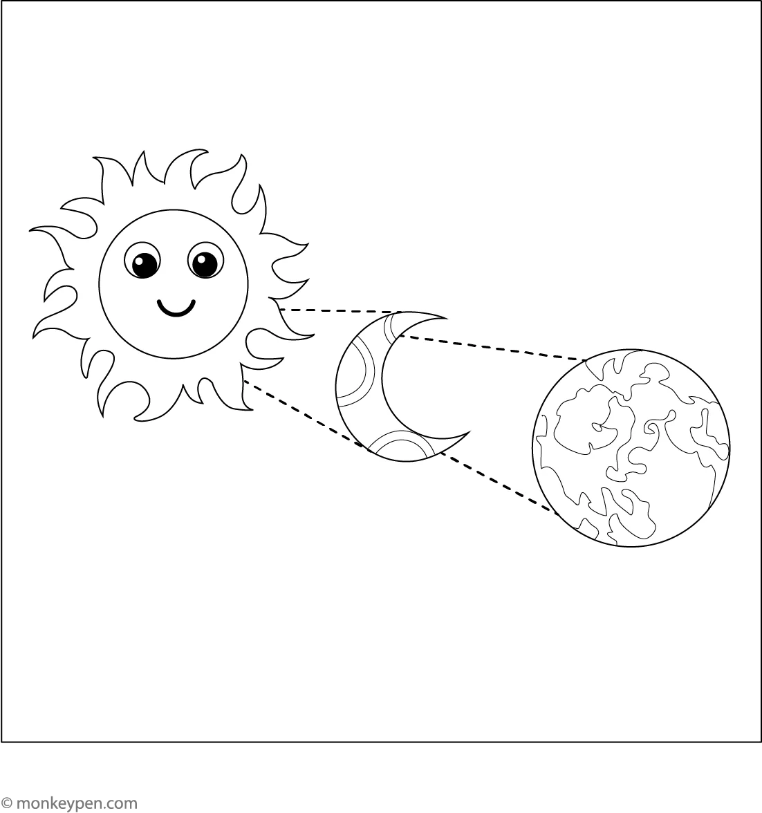Solar Eclipse Printables For Kids Free