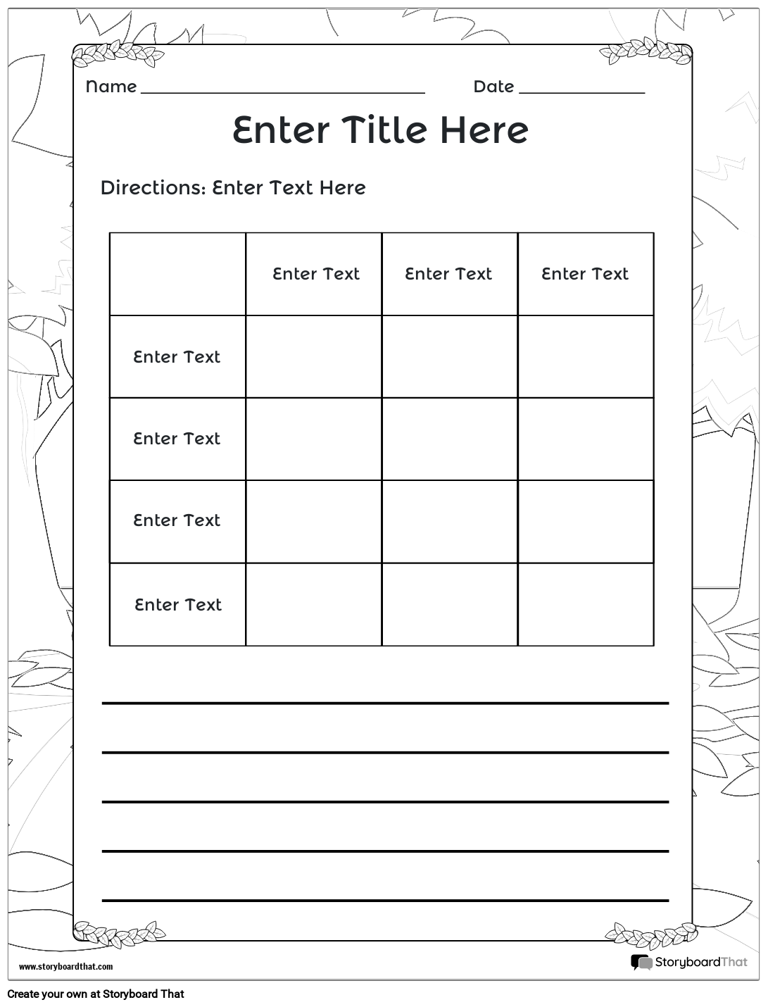 Storyboard That Free Logic Puzzles For Critical Thinking