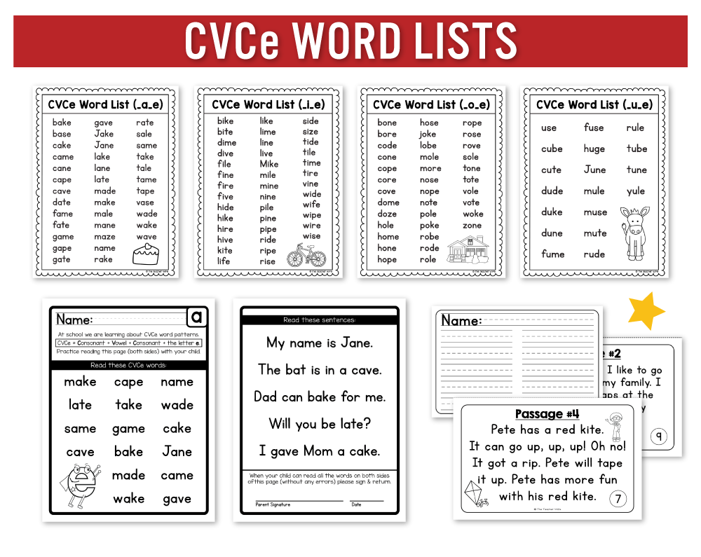 Teaching CVCe Word Patterns Super E The Teacher Wife