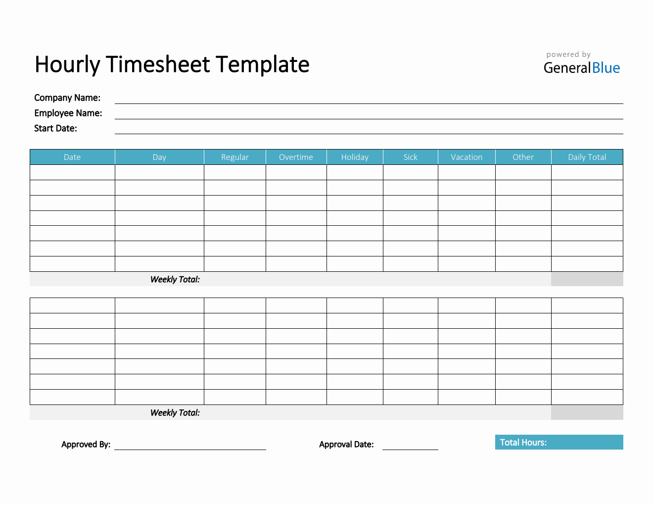 Timesheet Templates