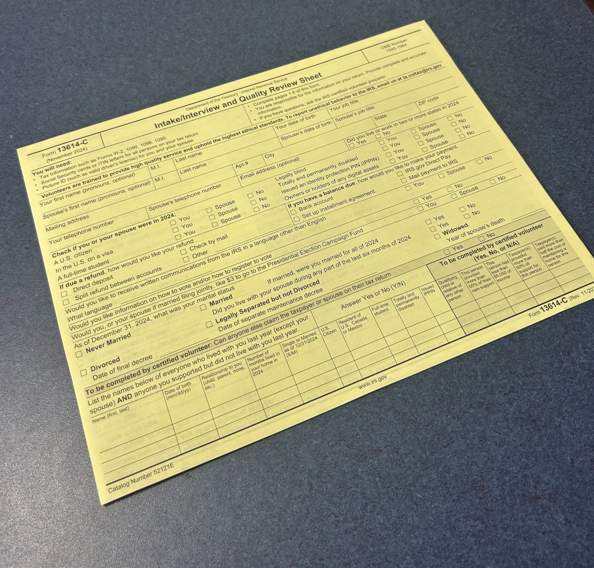 Irs Form 13614-C November 2024
