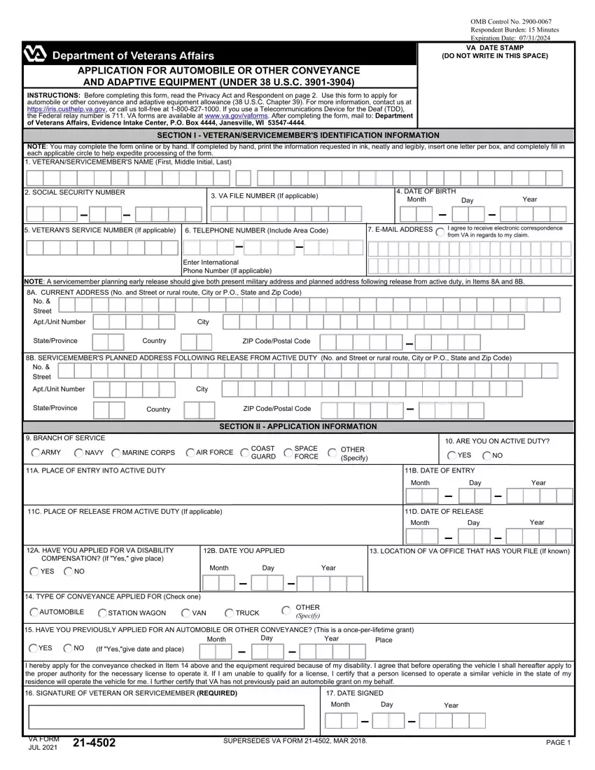 Va Form 21p 4718a Printable