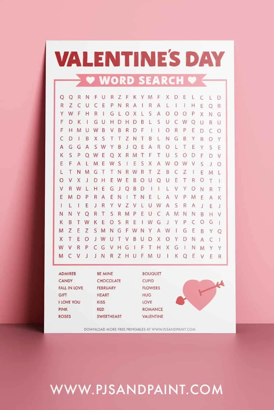 Valentines Puzzles Free Printable