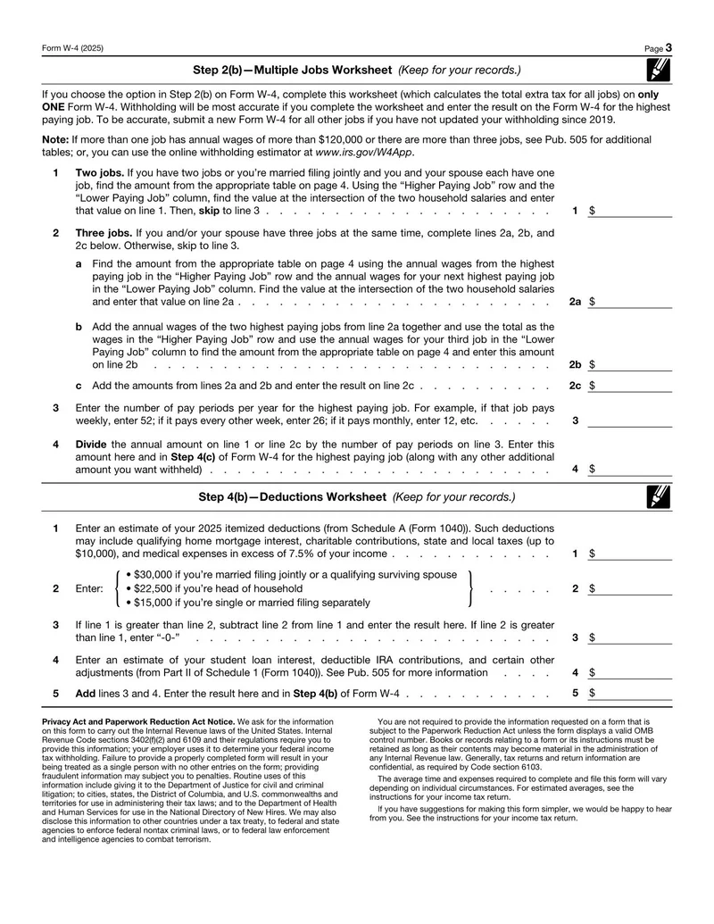 W 8 Form 2025 Printable Pdf
