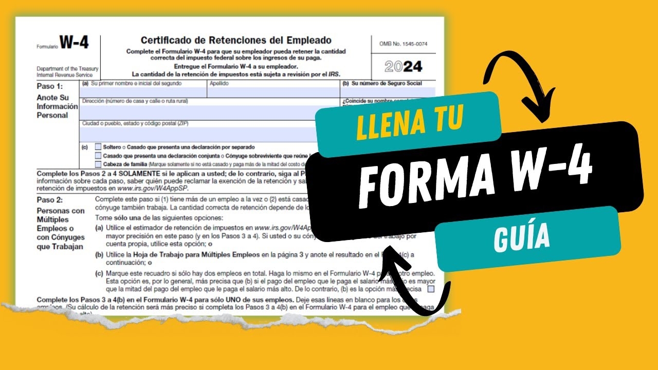 W4 Form 2025 Spanish Printable