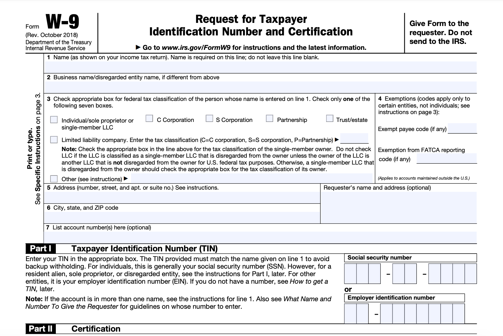 W9 Ma Form Fill Out Printable PDF Forms Online Worksheets Library