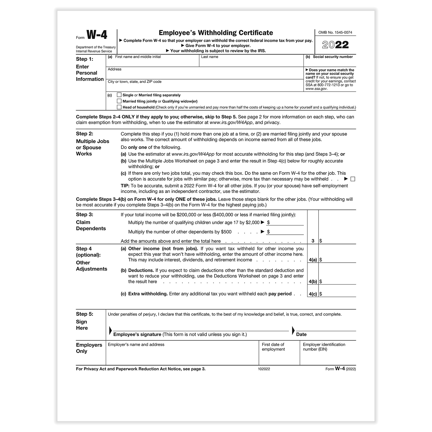 W-9 Form Washington State