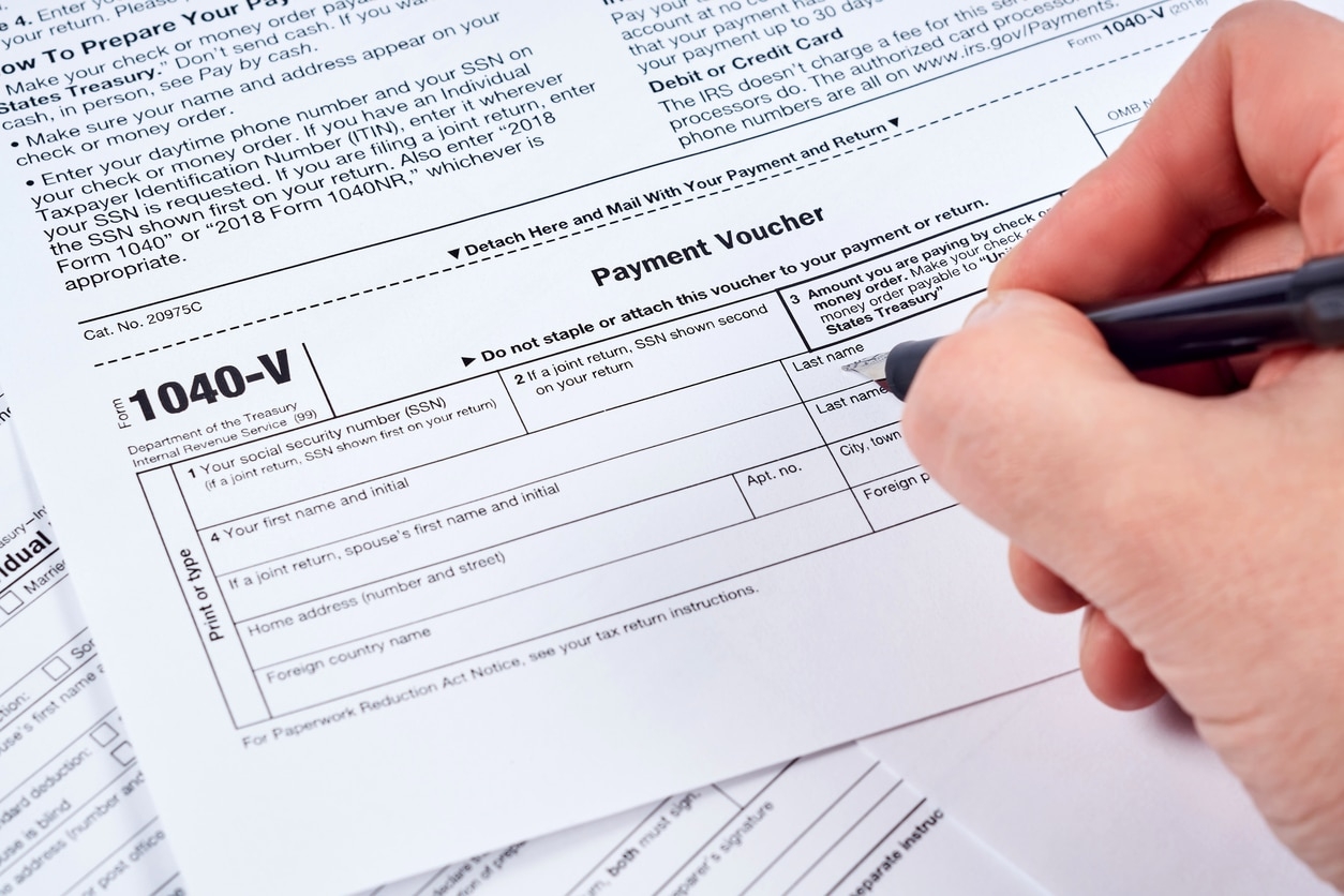 Irs Form 1040 V 2019