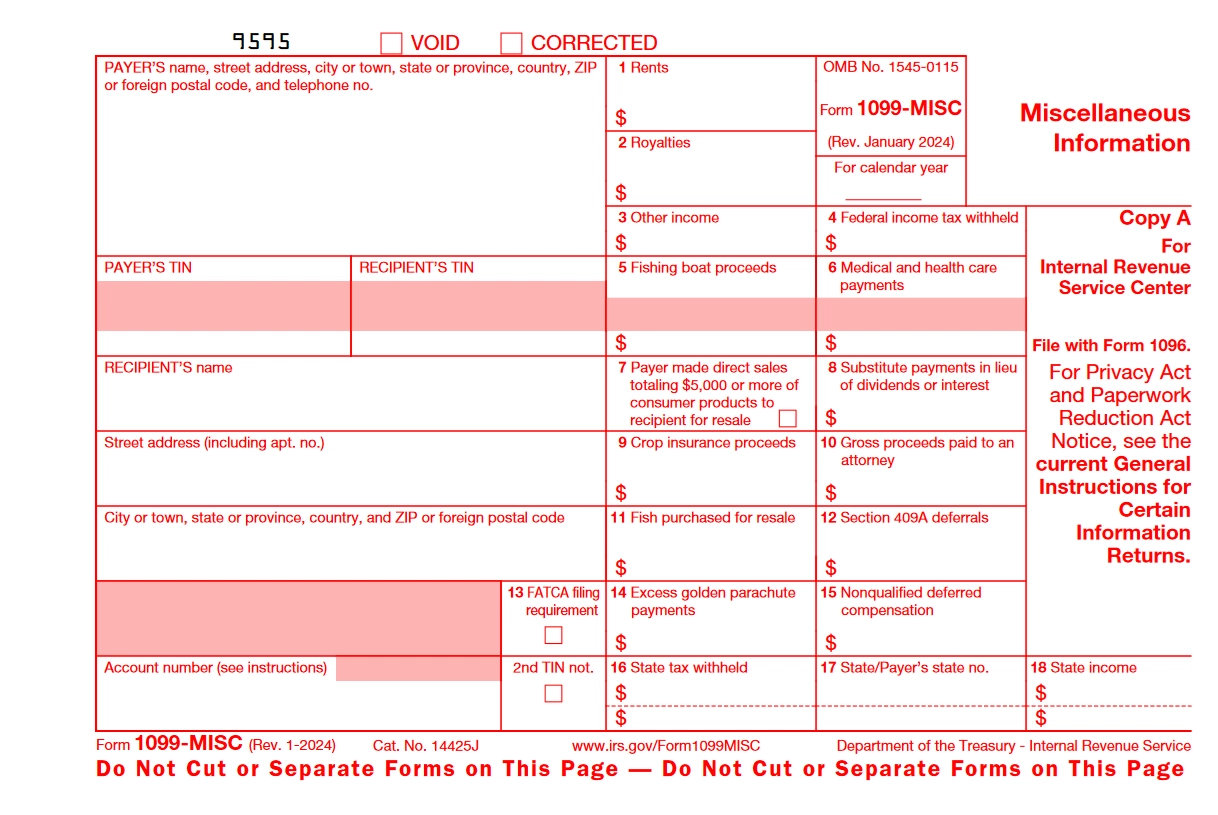 Irs Forms 1099