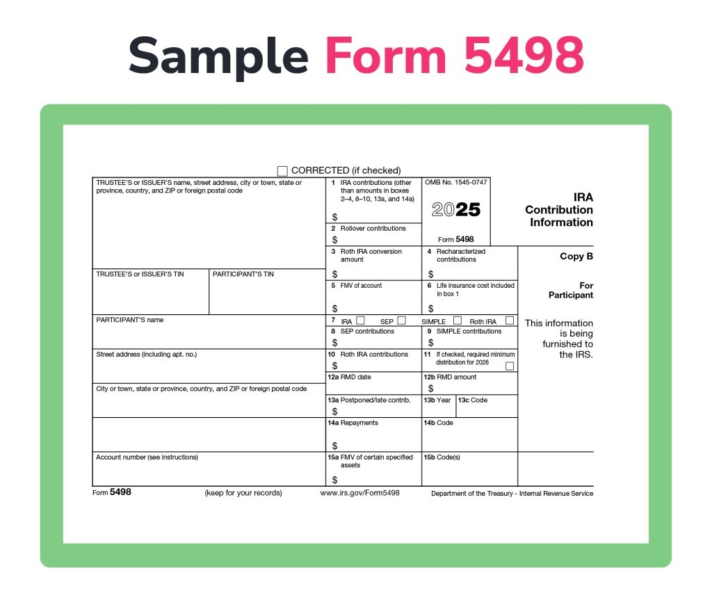 Explain Irs Form 5498