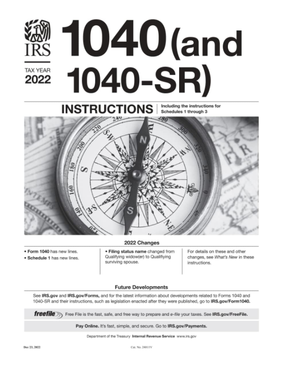 1040 And 1040 SR Insturctions Tax Year 2022 Internal Revenue Service IRS 9798373660020 Books Amazon ca