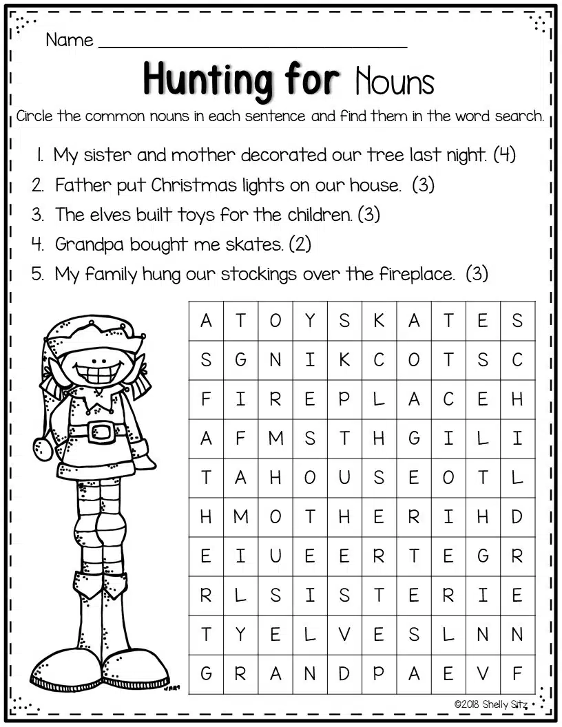 13 Free Christmas Worksheets For Second Grade Second Grade 