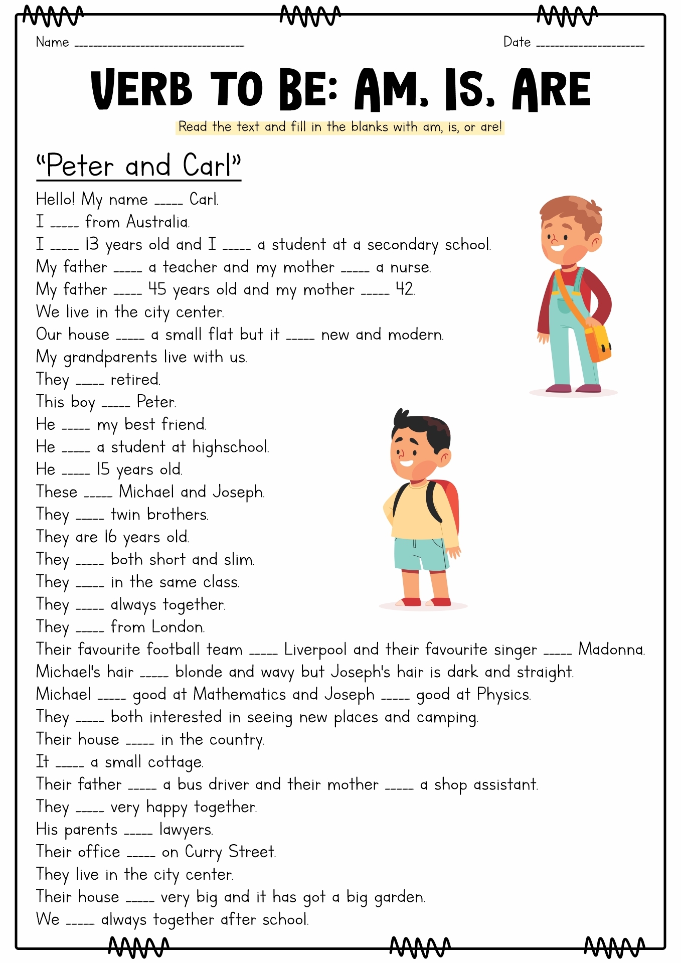 Esl Printable Worksheets Free