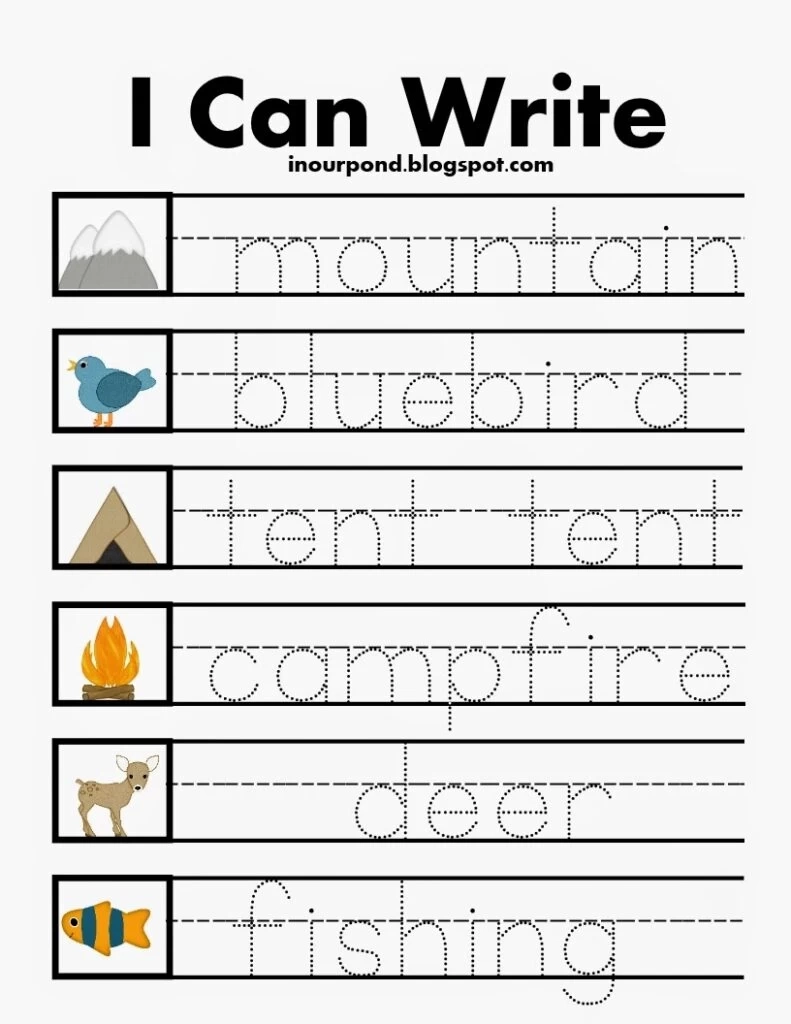 18 Camping Printables For Outdoor Loving Families Teaching Littles
