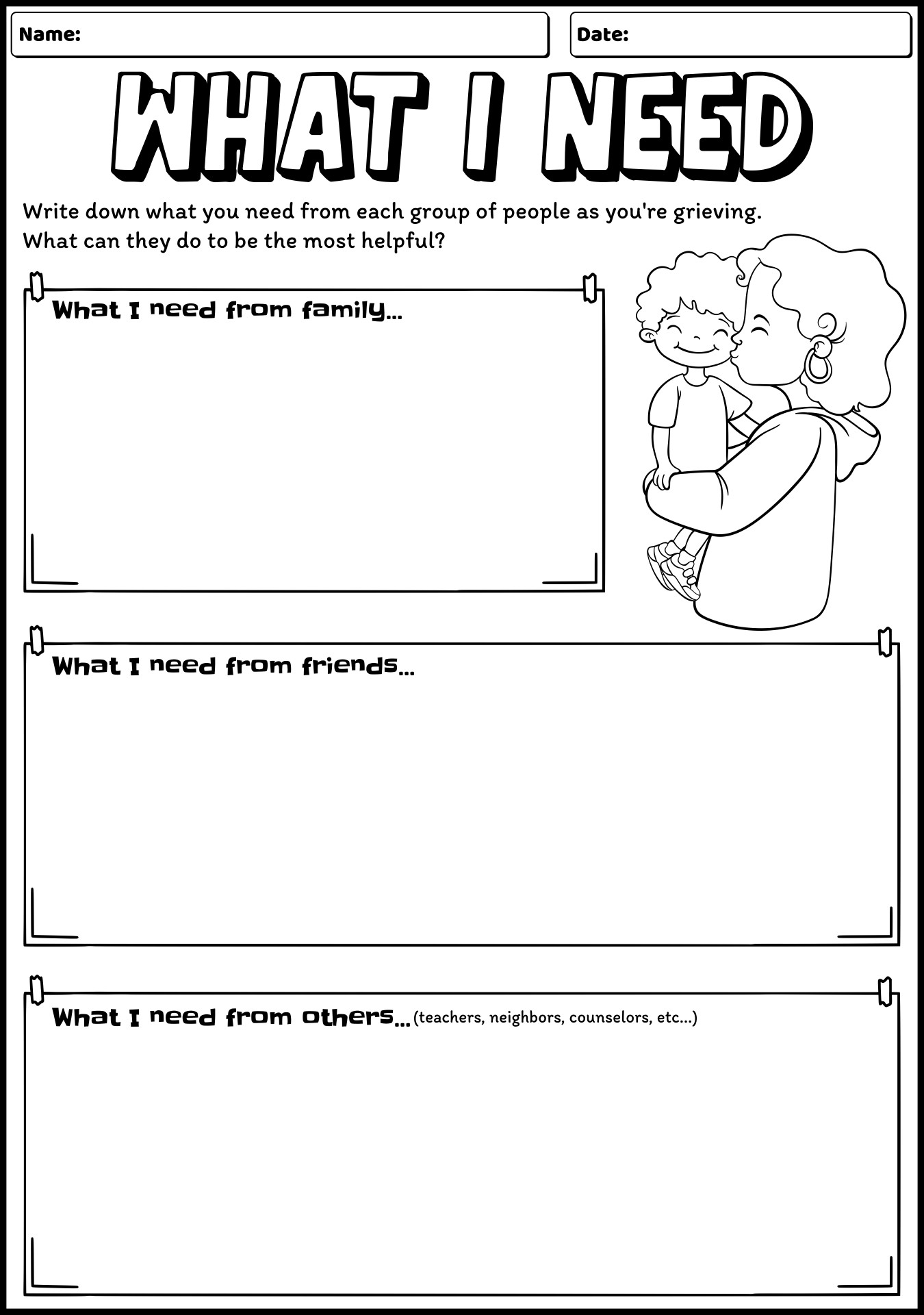 18 Grief And Loss Worksheets Free PDF At Worksheeto