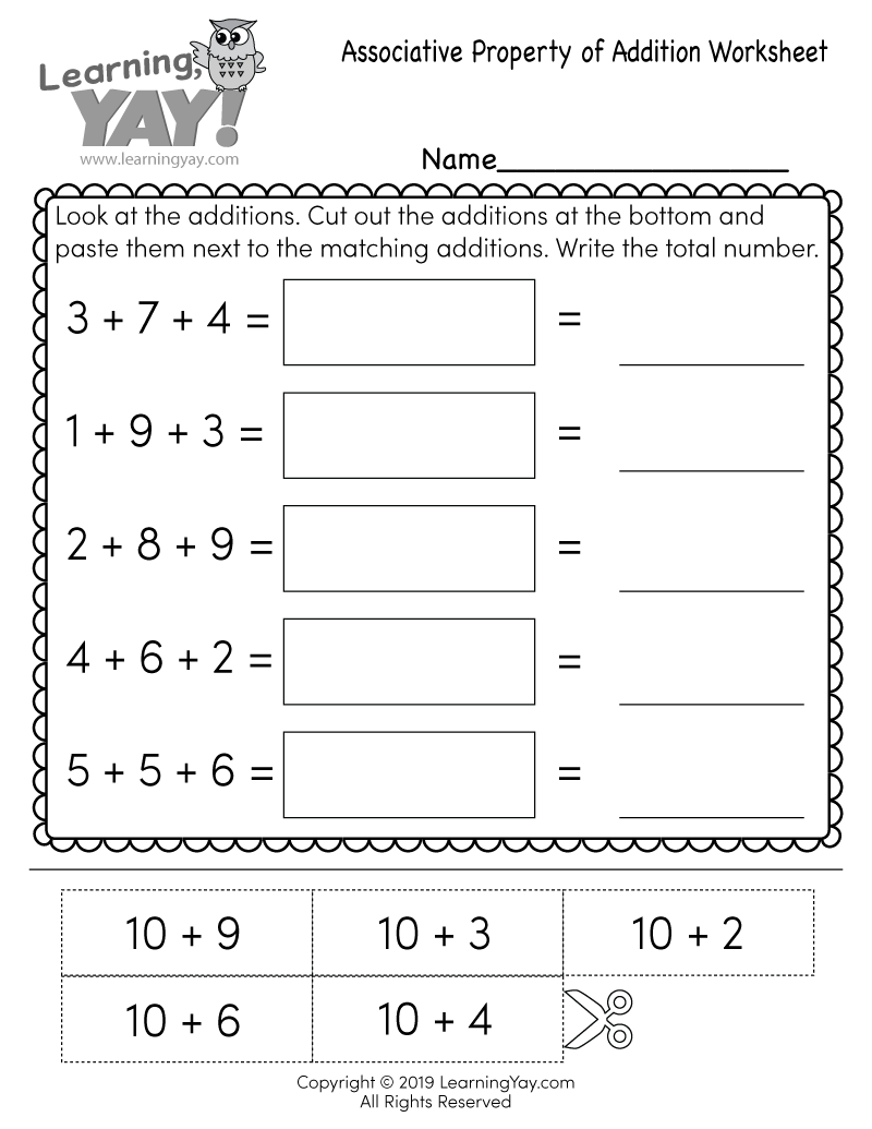 First Grade Free Printable Worksheets