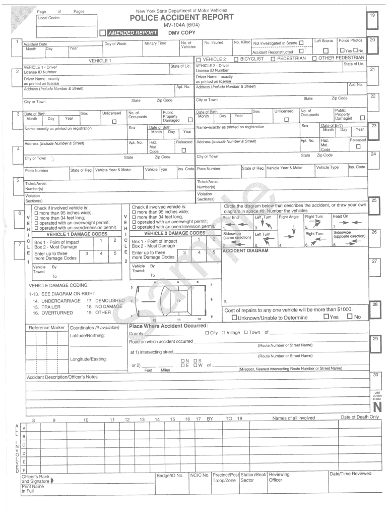 2004 2025 Form NY MV 104A Fill Online Printable Fillable Blank 
