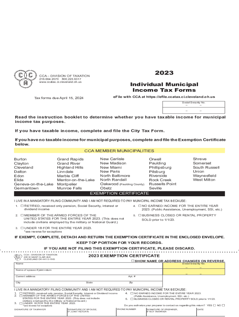 2023 Cca Form Tax Fill Out amp Sign Online DocHub