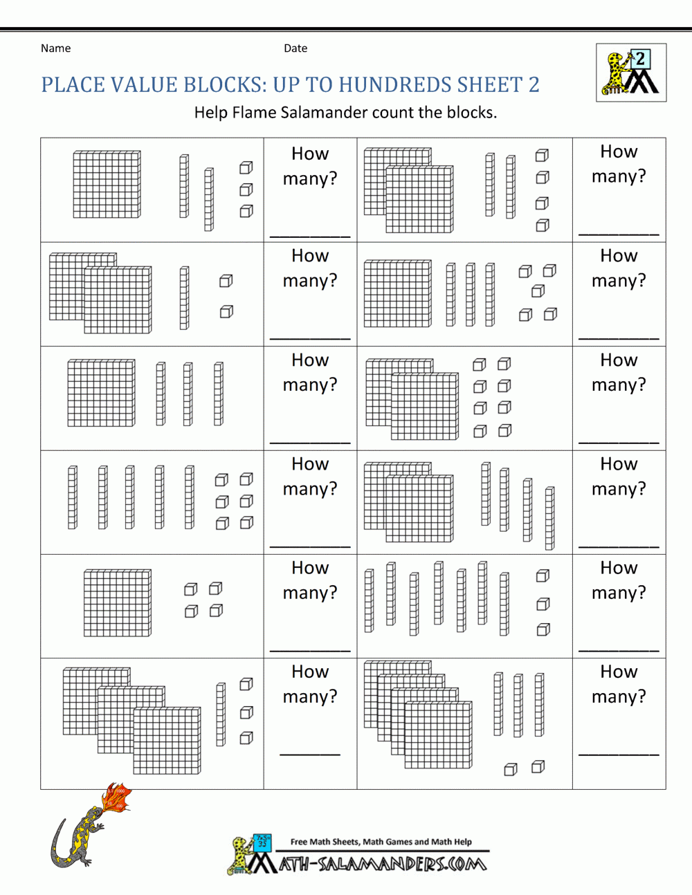 2nd Grade Place Value Worksheets