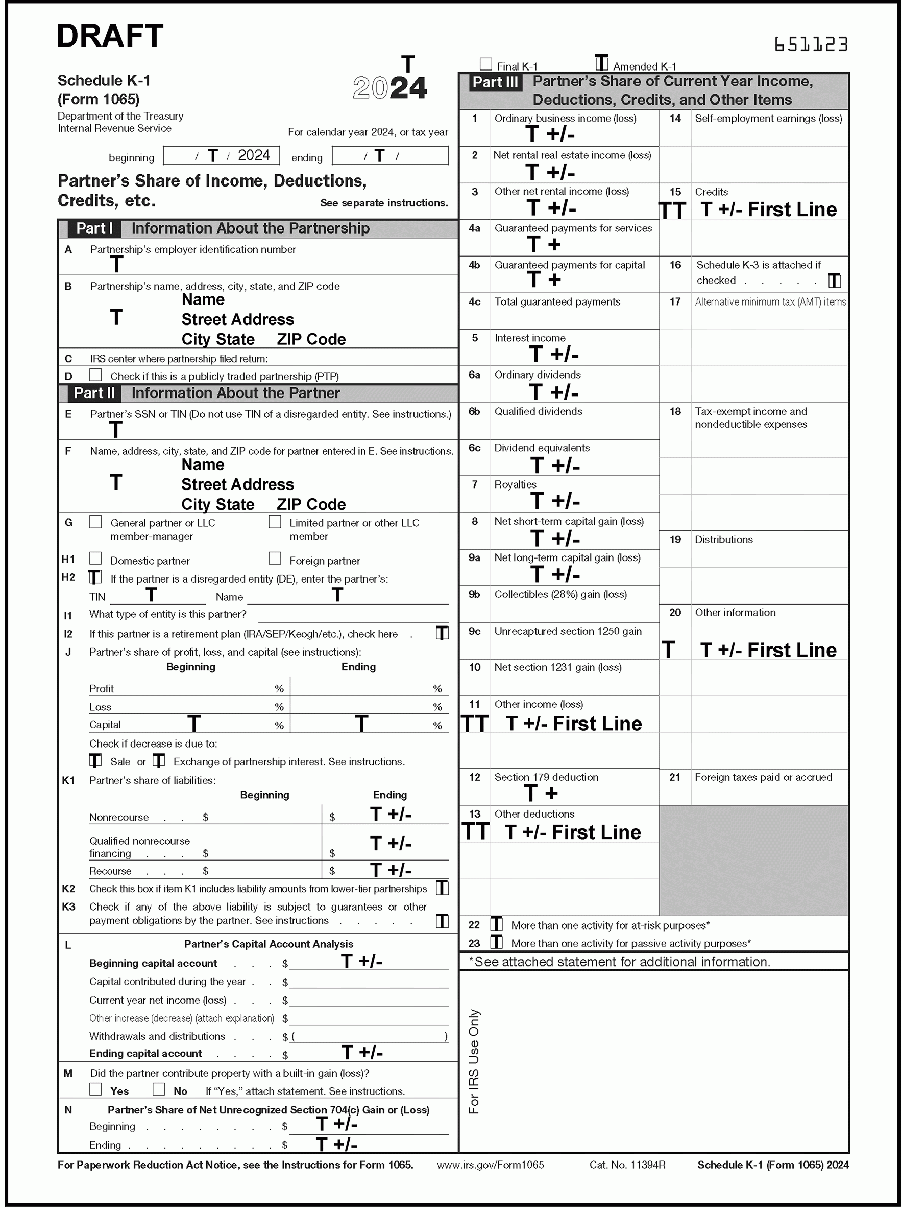 Irs Schedule K 1 Form 1120 S 2024