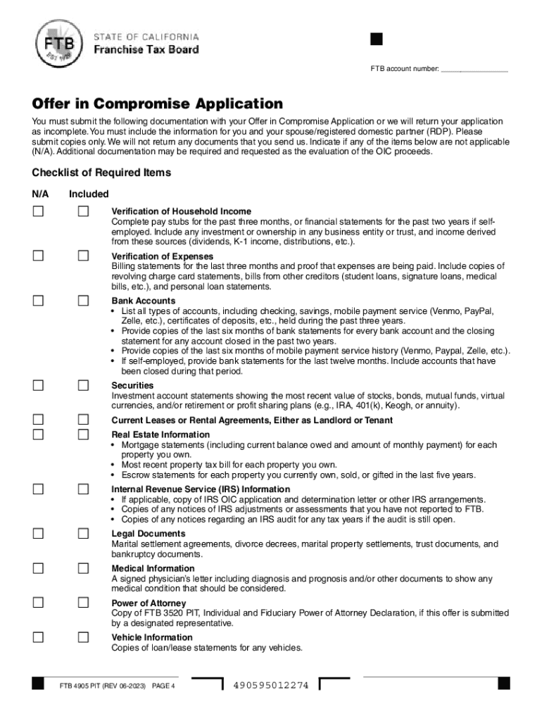 Irs Form 656 B Printable