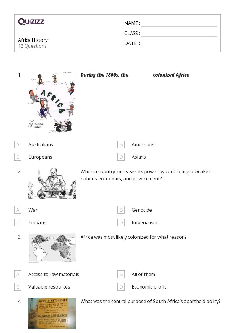 50 History Worksheets For 7th Grade On Quizizz Free amp Printable