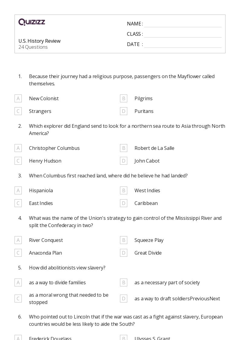 50 Social Studies Worksheets For 7th Grade On Quizizz Free 