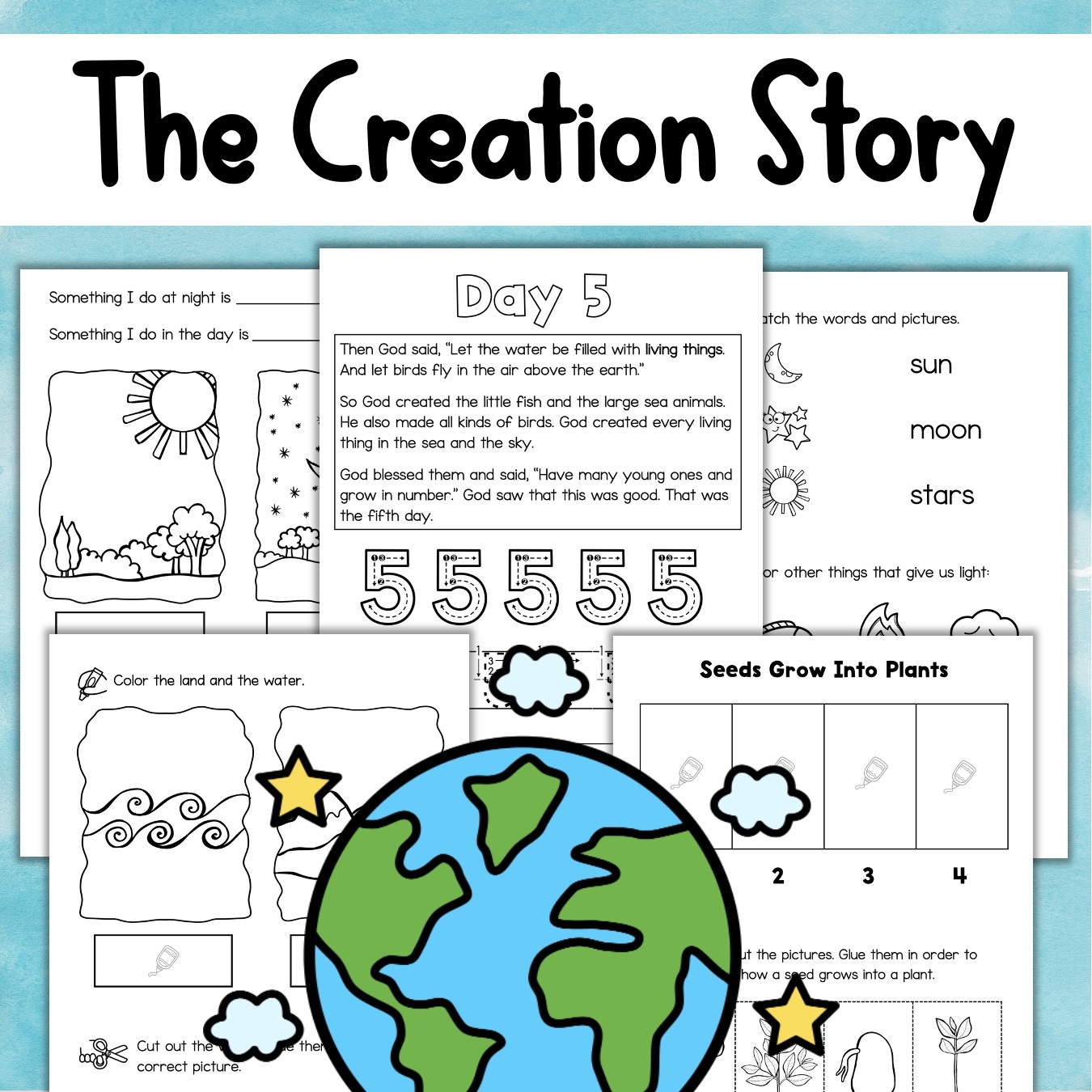 Free Printable Genesis Bible Study Worksheets