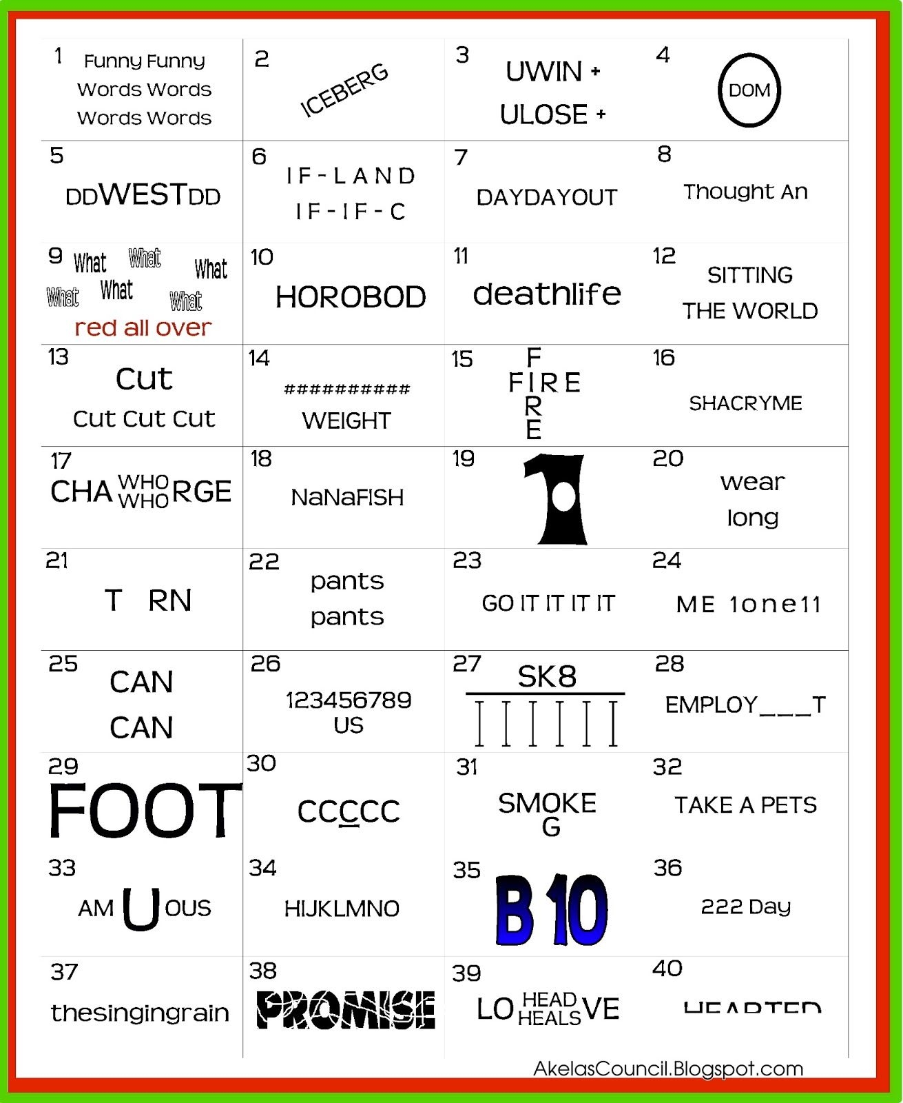 Printable Brain Teasers And Puzzles