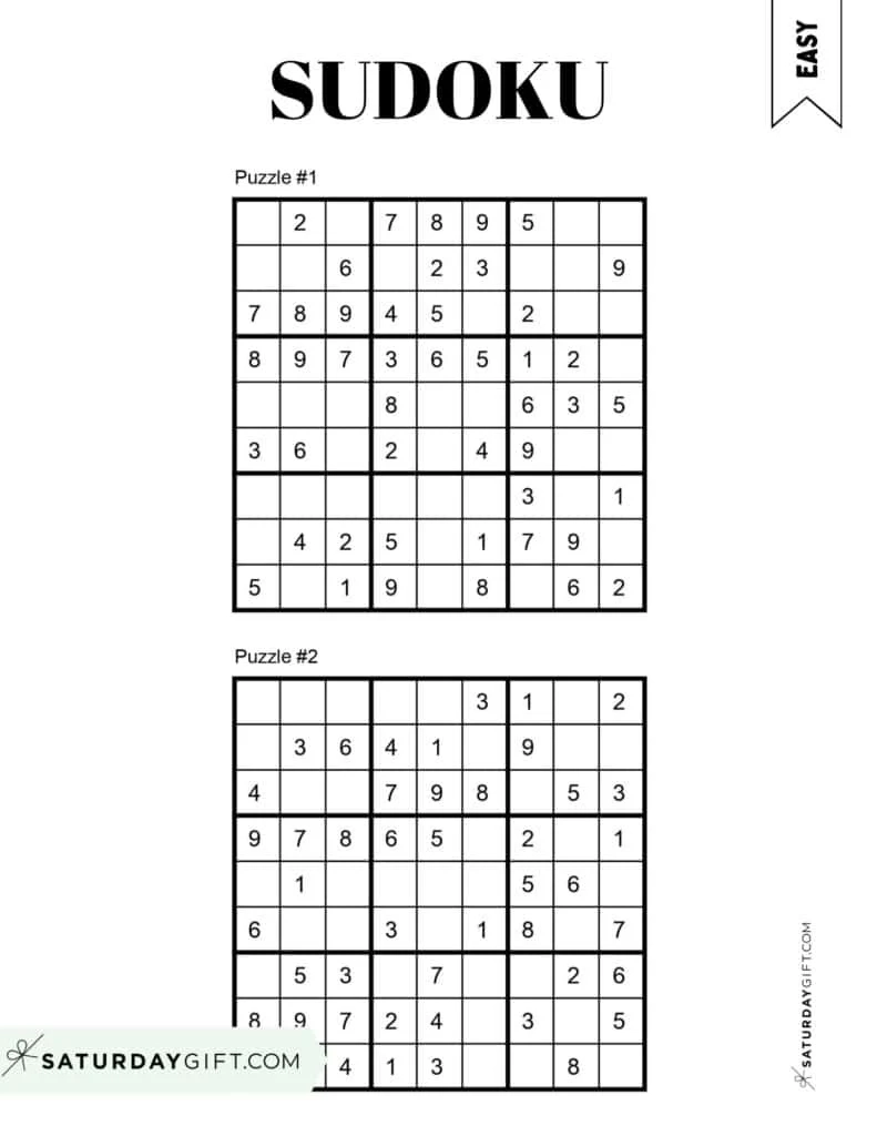 Free Puzzles 20 Minutes Printable