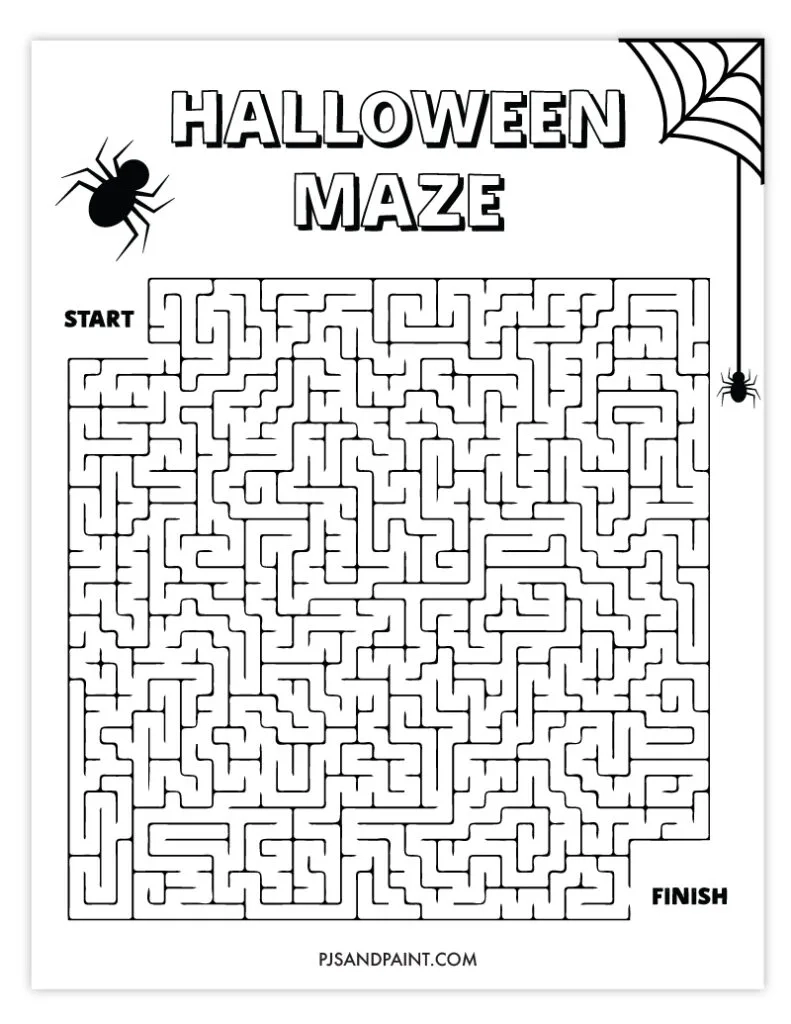 Printable Mazes And Puzzles