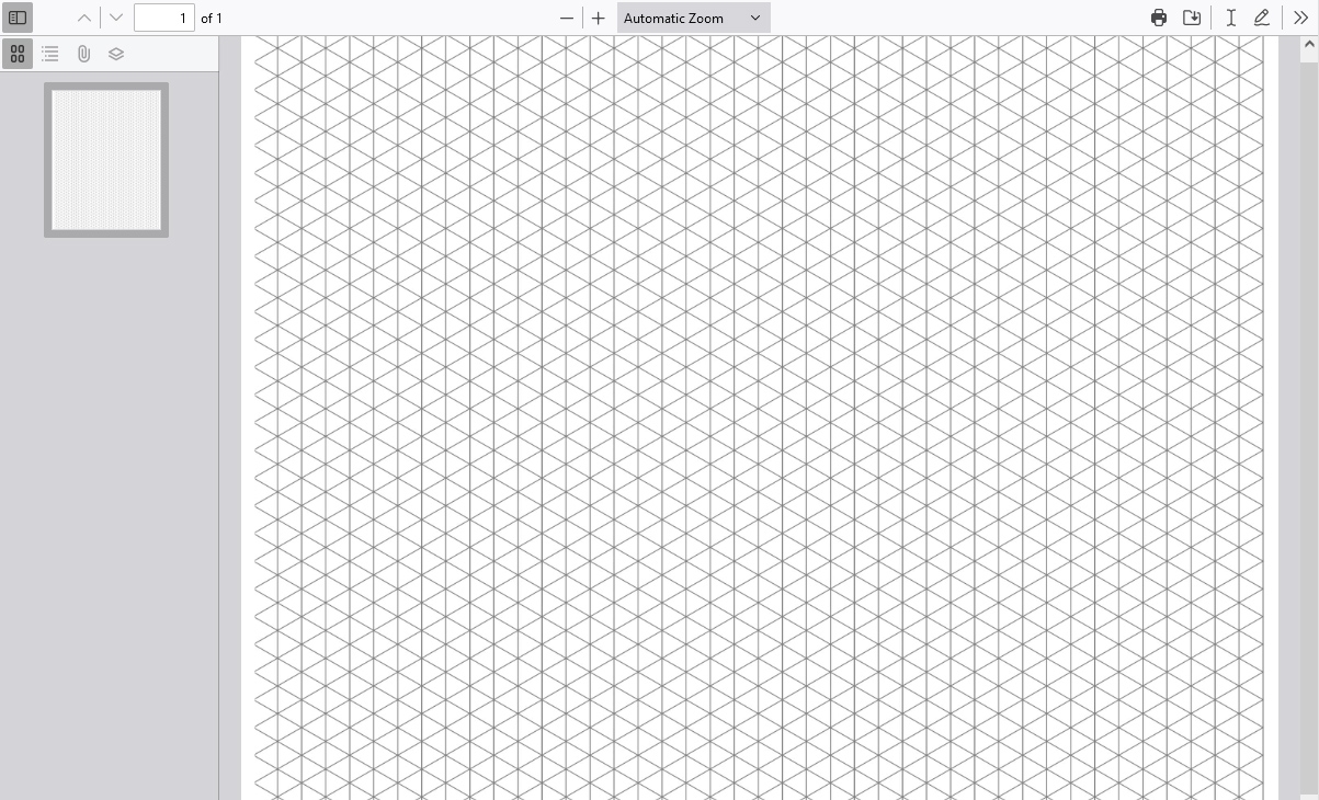 Free Isometric Graph Paper Printable