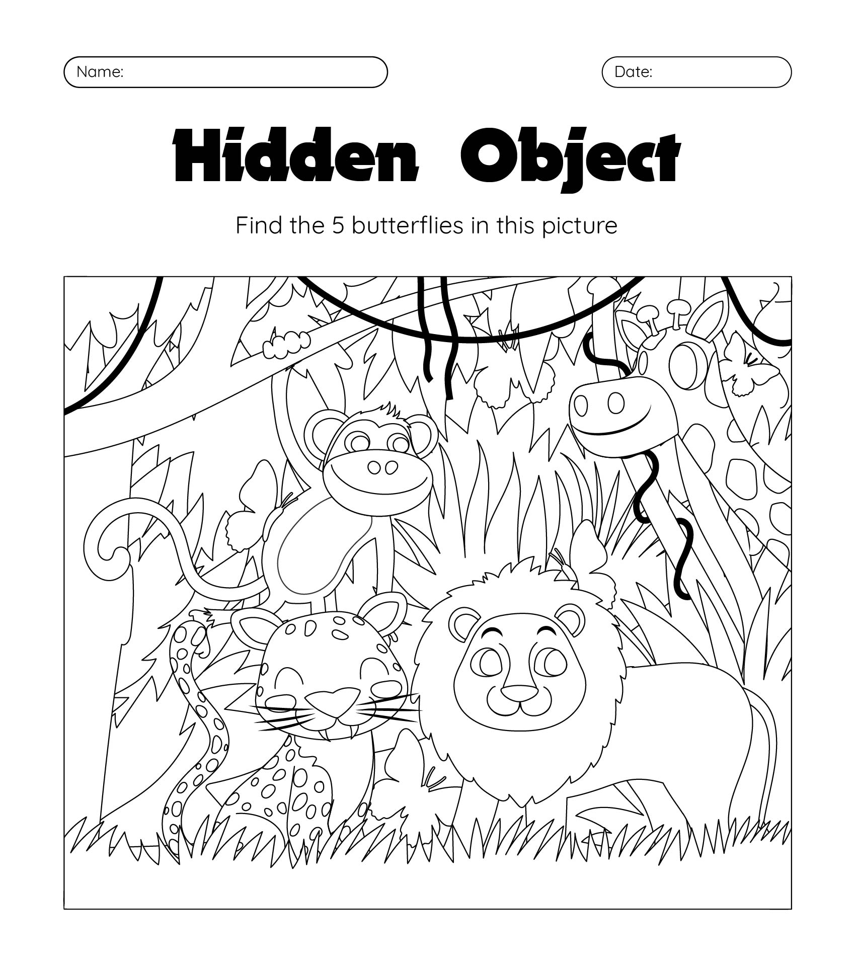 Adult Hidden Object Worksheets 6 Free PDF Printables Printablee