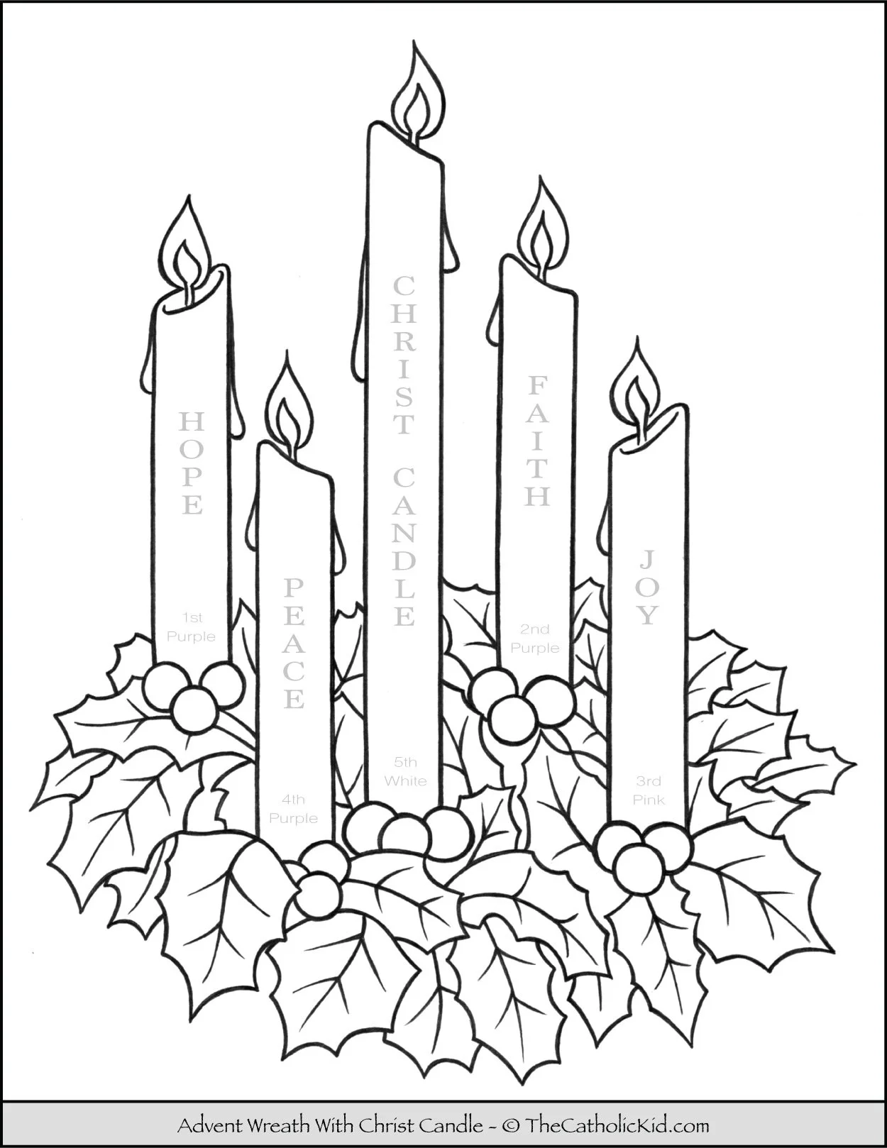 Free Printable Catholic Advent Worksheets