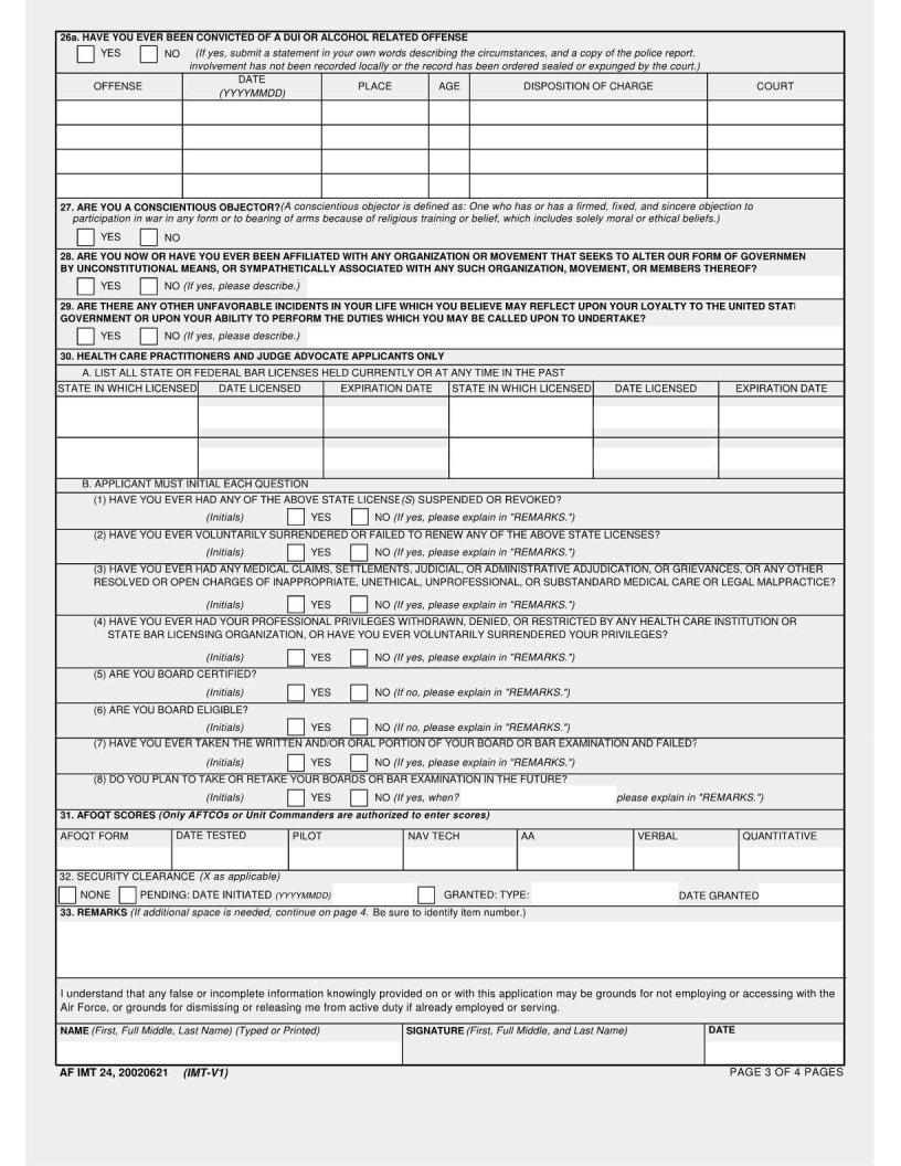 Af Form 2096 Fillable Pdf