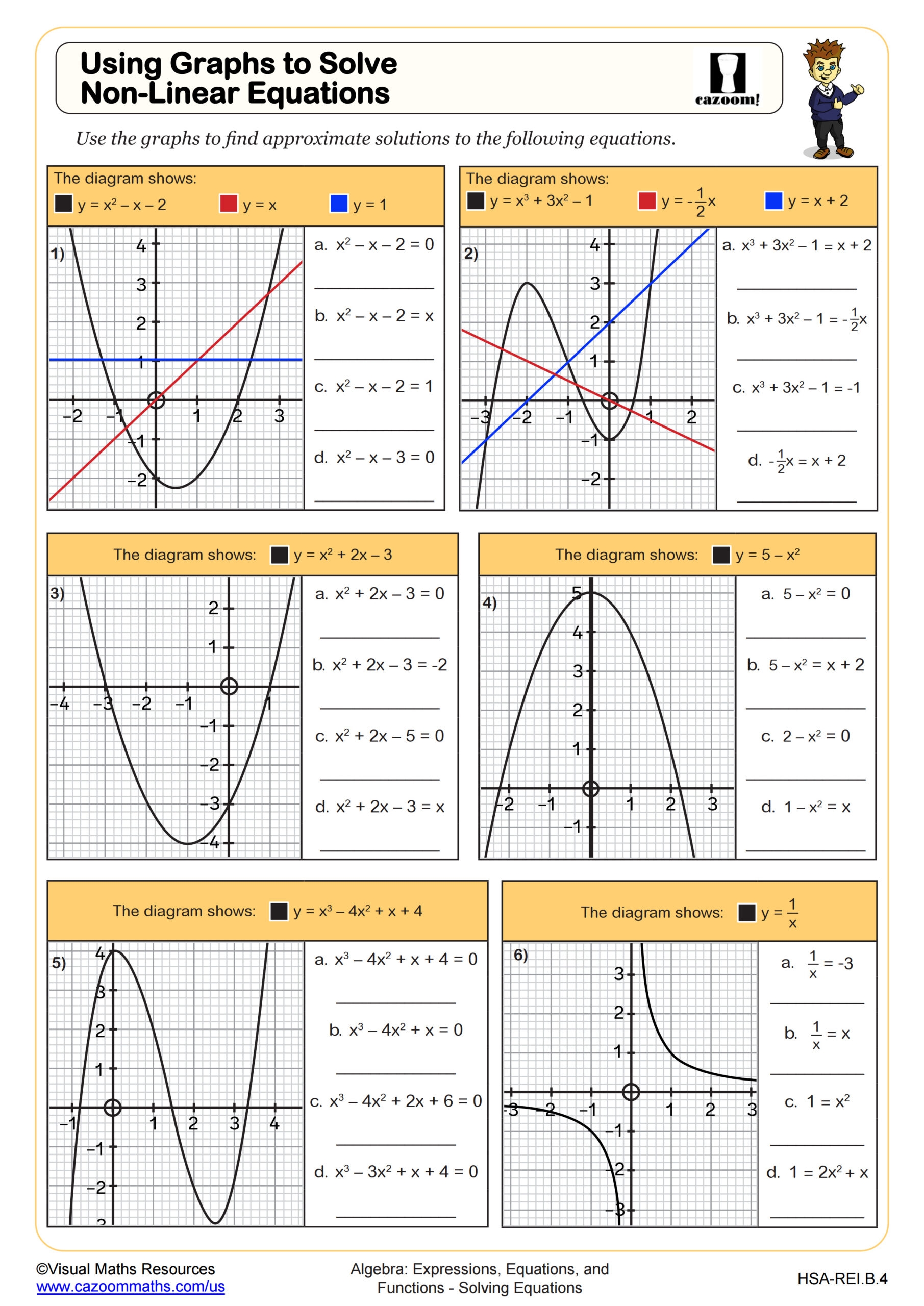 Free Printable Algebra Worksheets Pdf