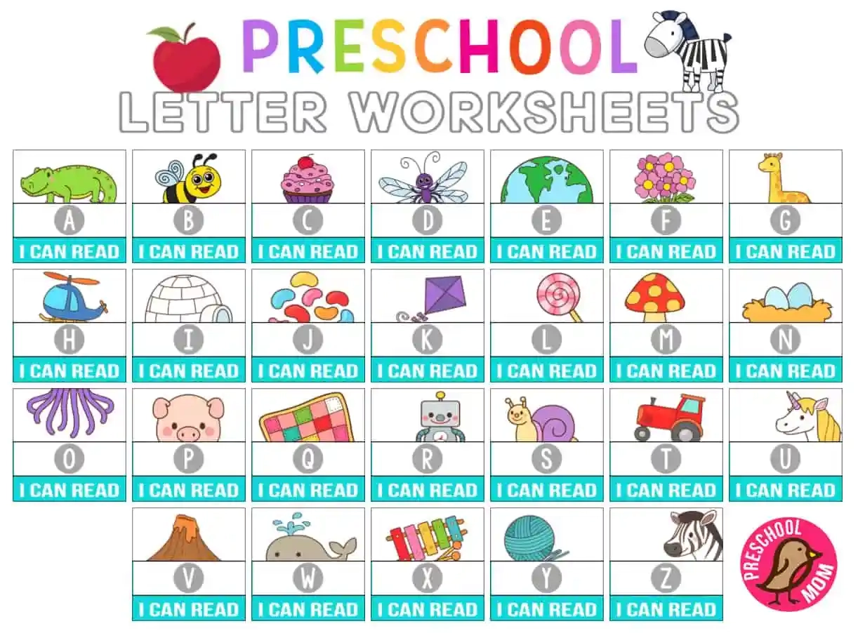 Printable Alphabet Letters Worksheet