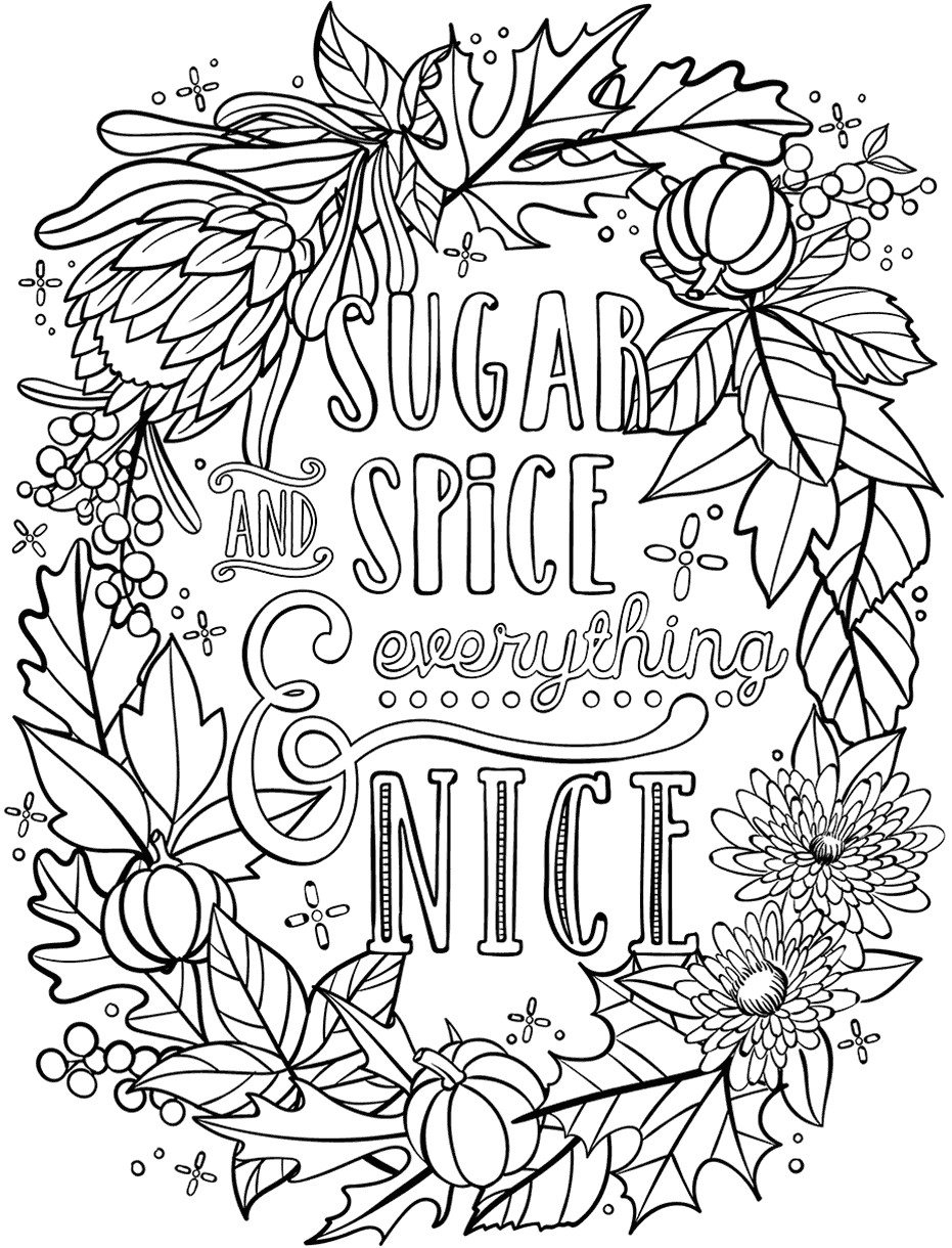 Free Printable Autumn Coloring Sheets