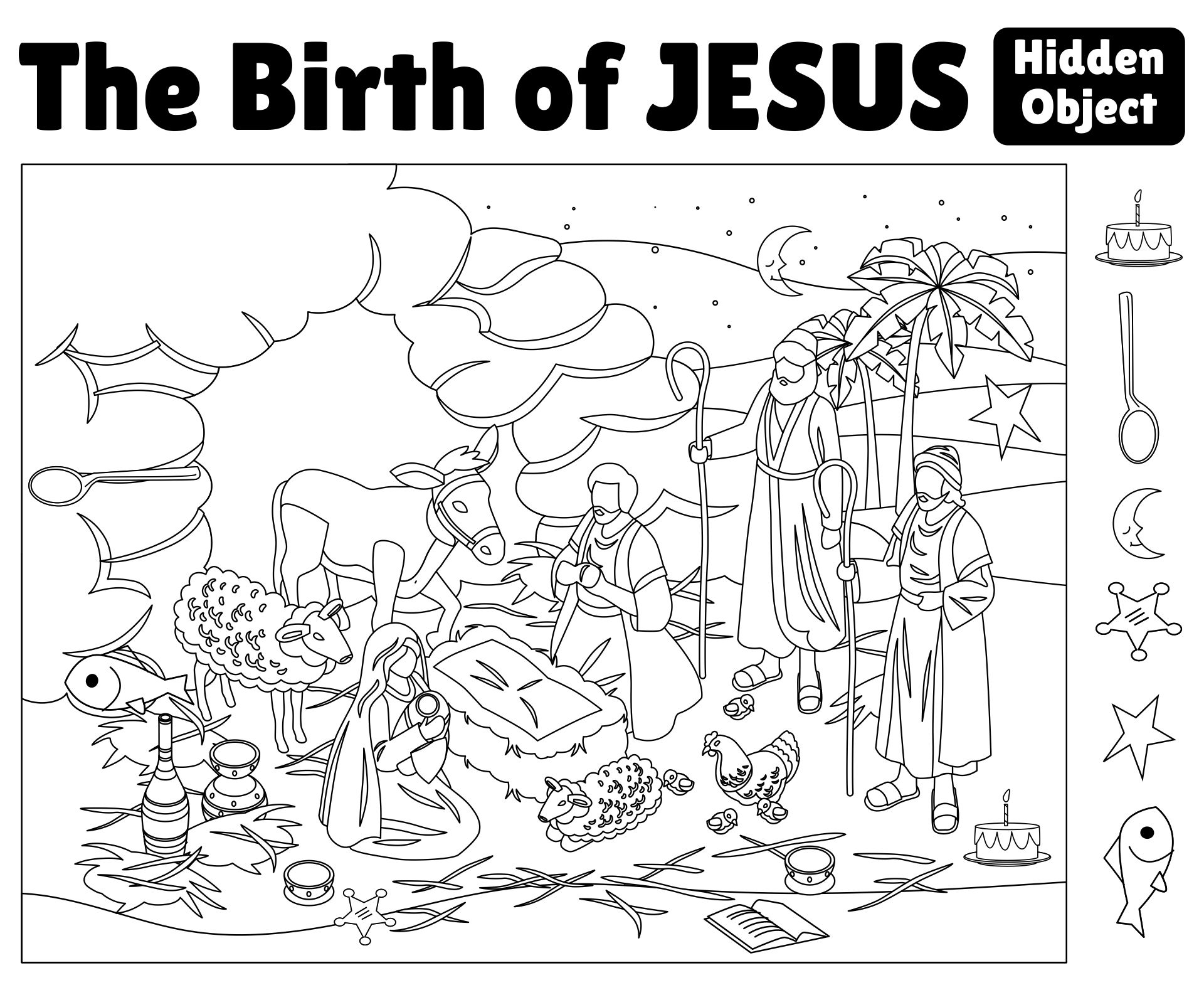Biblical Hidden Object Pictures Printable