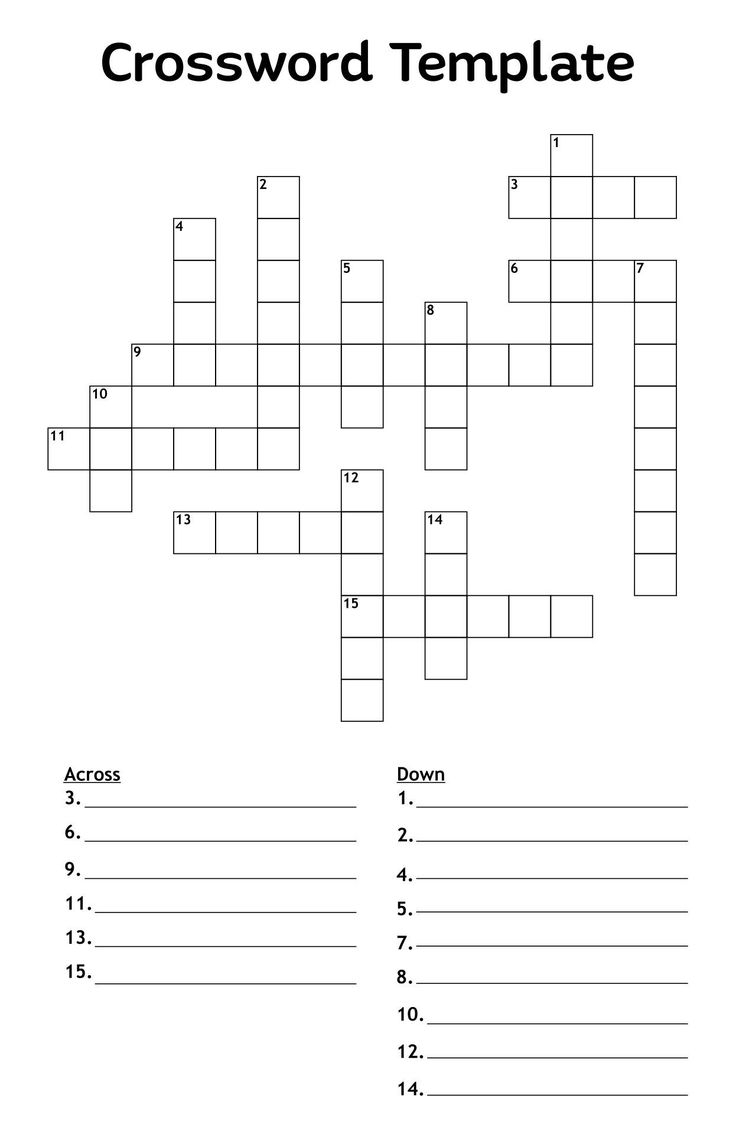 Printable Framework Word Puzzles