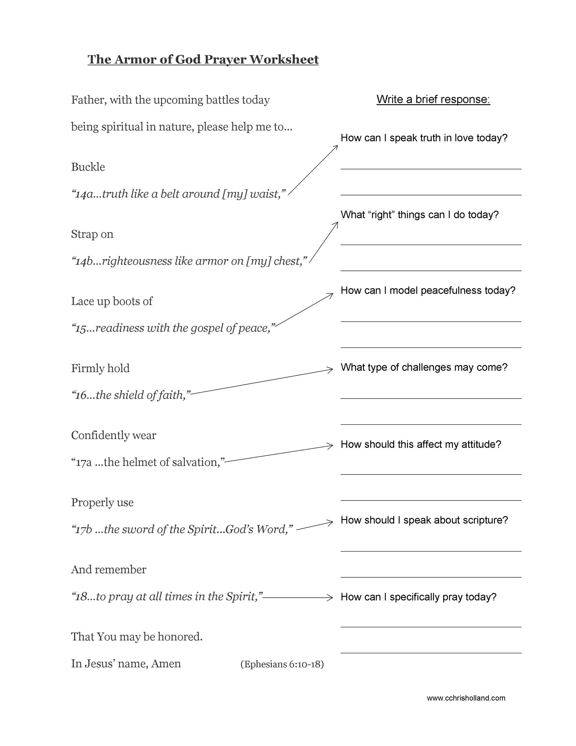 Printable Bible Worksheets For Adults