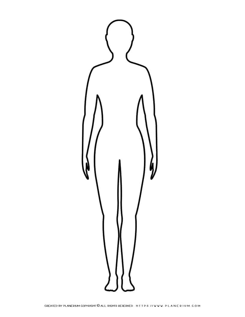 Blank Body Printable