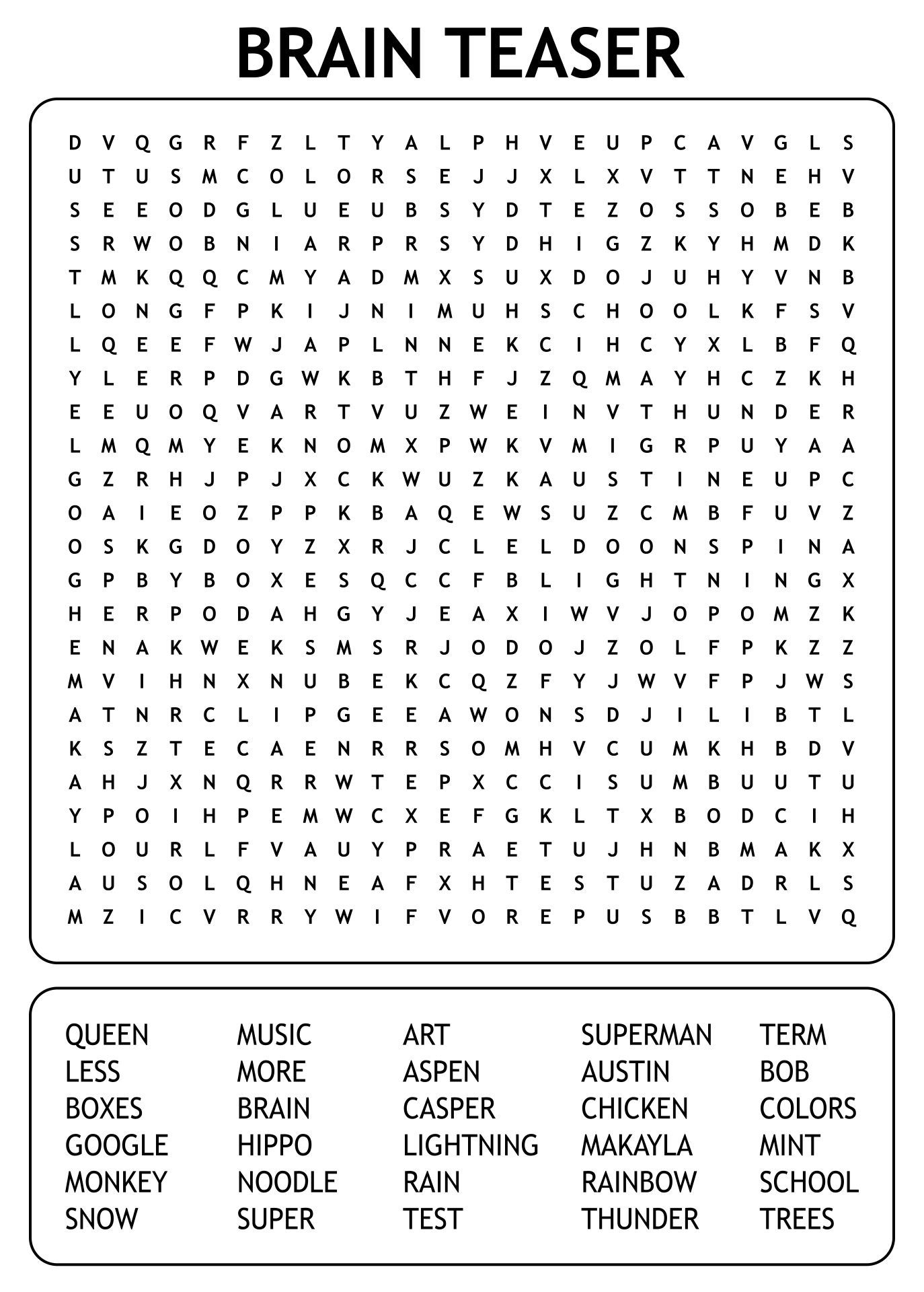 Brain Games Seniors Worksheets 10 Free PDF Printables Printablee