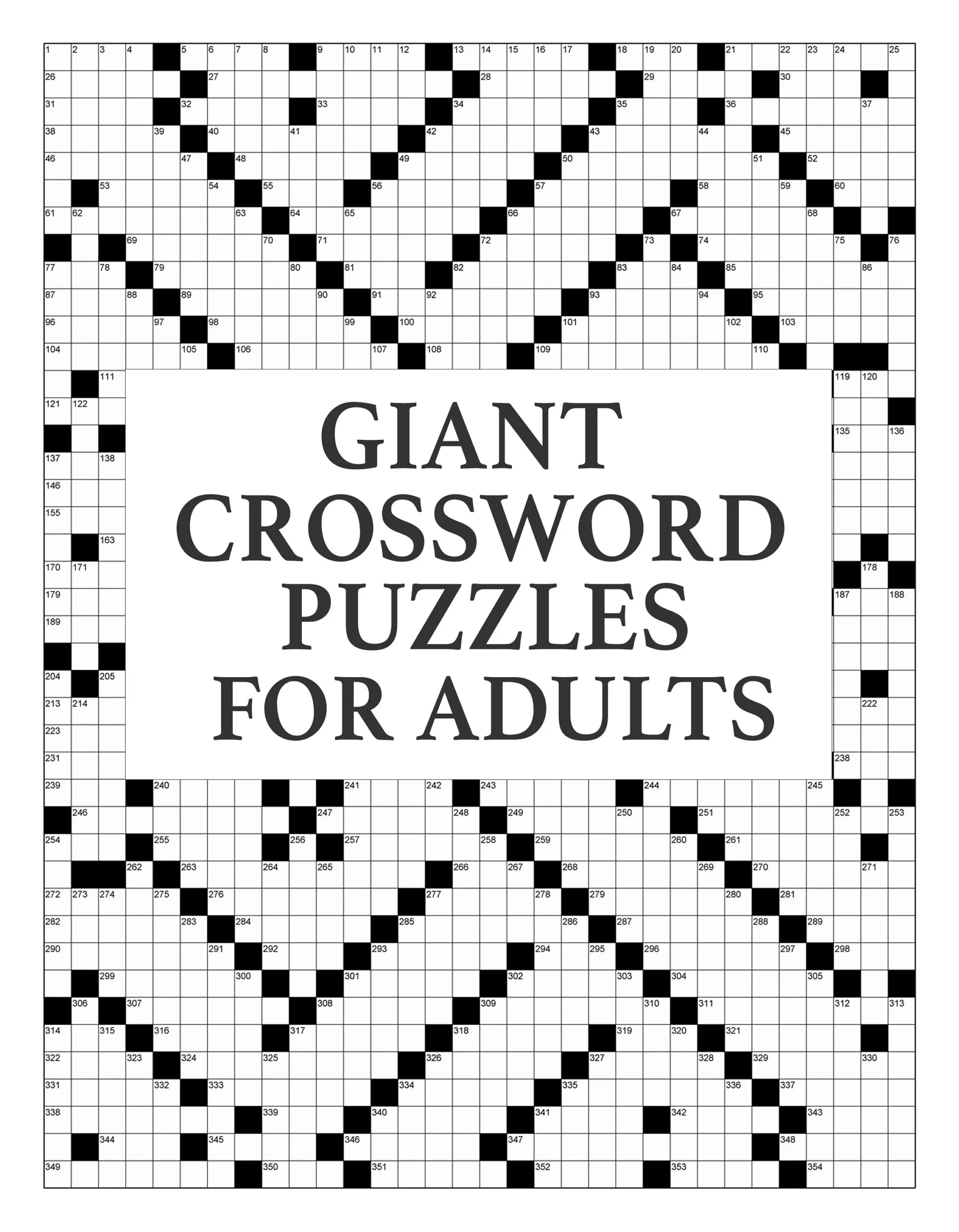 Large Printable Crossword Puzzles Pdf