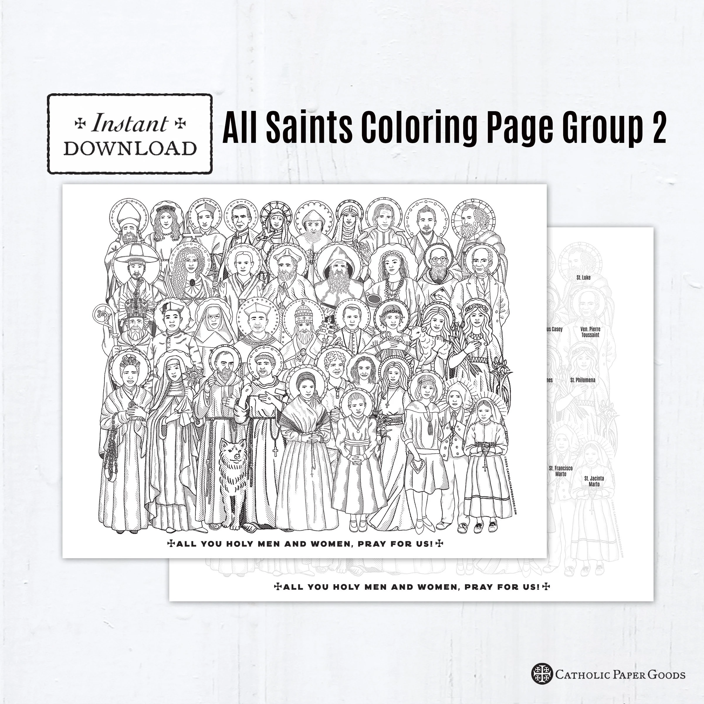 All Saints Day Printable Images