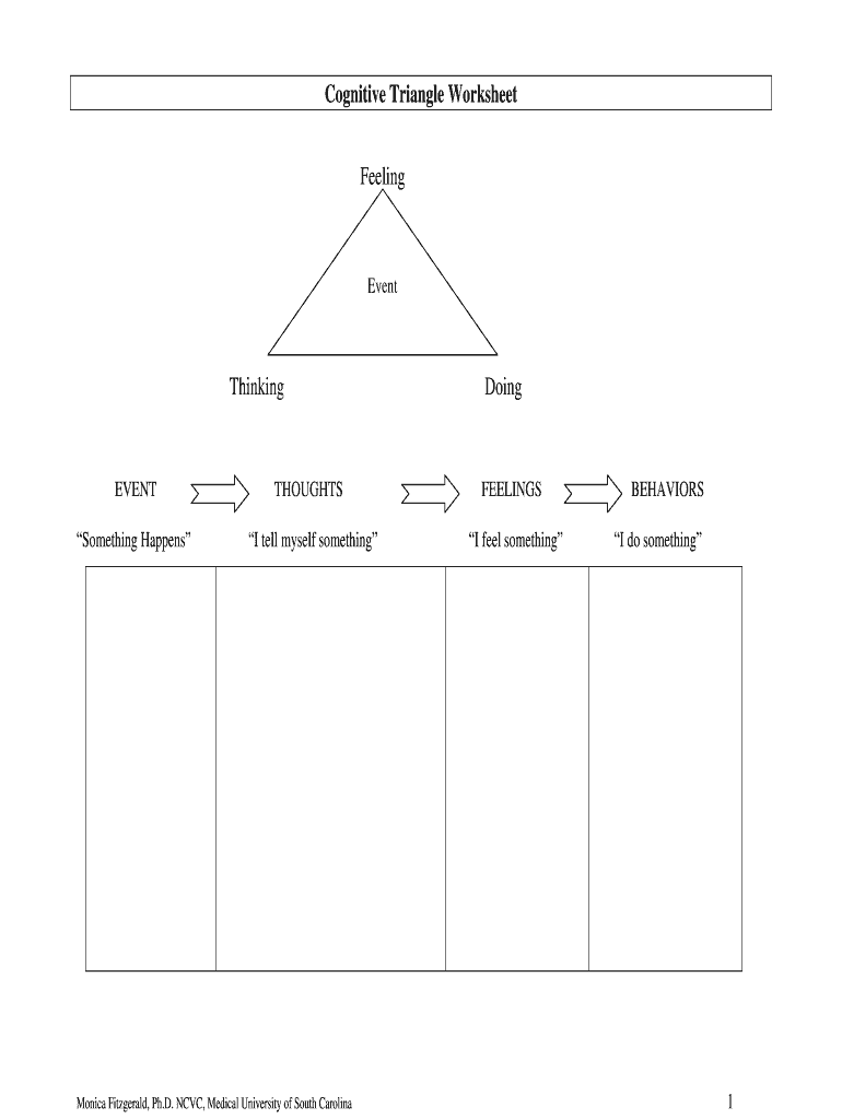 Printable Cbt Triangle Worksheet
