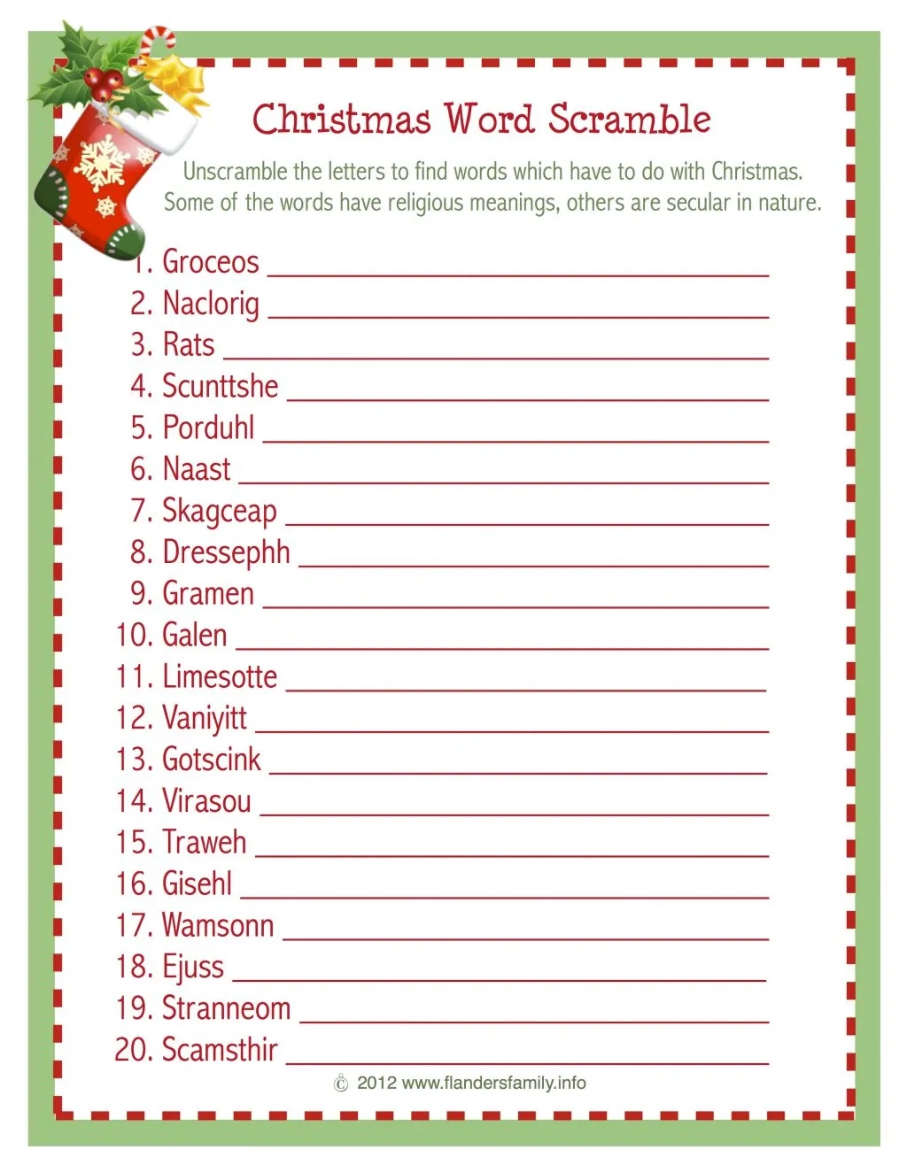Free Printable Jumble Word Puzzles For Adults